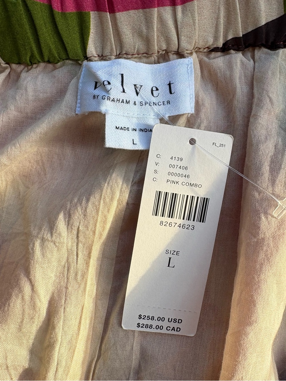 NWT Anthropologie Velvet by Graham & Spencer Lydia Silk-Blend Maxi Skirt Size L - Picture 8 of 10